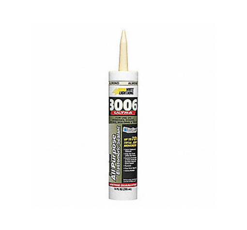 Picture of White Lightning 3006 All Purpose Adhesive Caulk 10 fl. oz. (295ml) - White