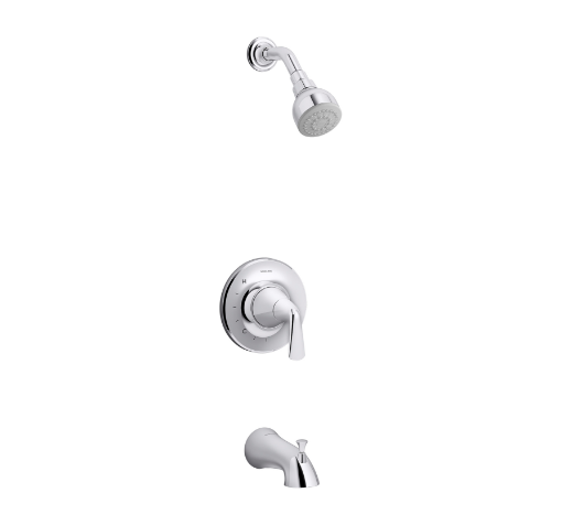 Picture of Sterling Plumbing Medley Bath and Shower Faucet Trim Set- Polished Chrome 