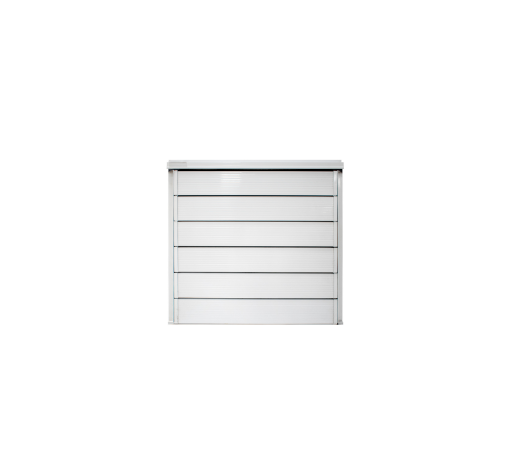 Picture of Oran Island Blade Aluminum Louvre Window - 24" x 23" - White