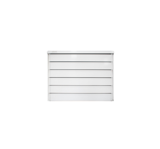 Picture of Oran Island Blade Aluminum Louvre Window - 30" x 23" - White