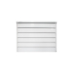 Picture of Oran Island Blade Aluminum Louvre Window - 30" x 23" - White