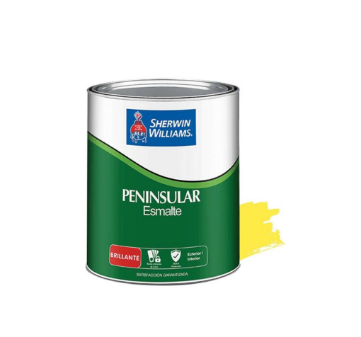 Picture of Sherwin-Williams Peninsular Enamel Gloss Yellow 1 Gallon