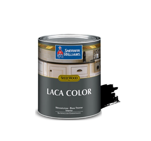 Picture of Sherwin-Williams Laca Color - Nirtocellulose Wood Color Laquer for Interior Use 1 Gallon Base Thinner - Direct Black 