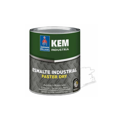 Picture of Sherwin-Williams Kem Ind Faster Dry - Gloss White 