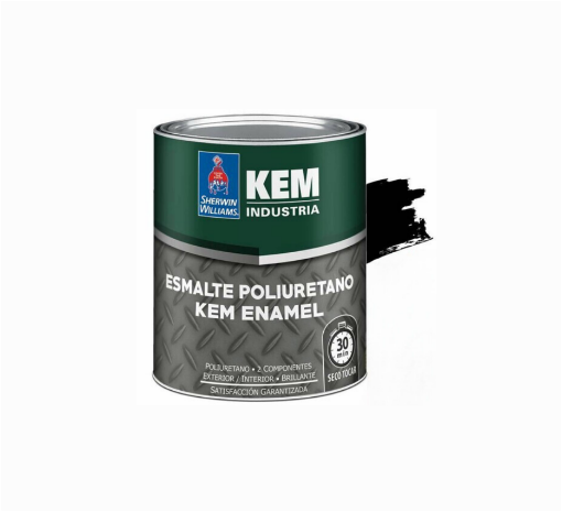 Picture of Sherwin-Williams Kem Industrial Polyurethane Enamel Gloss - Gloss Black