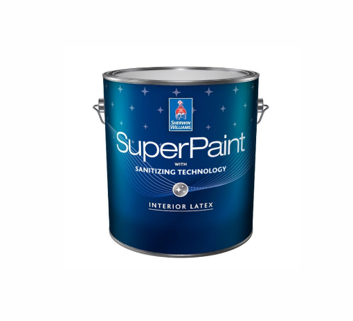 Picture of Sherwin-Williams SuperPaint EW Satin Int. Sanitizing Tech Latex Coating 1 Gallon 