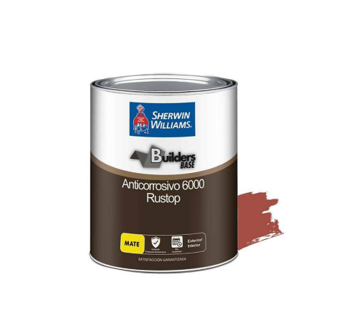 Picture of Sherwin-Williams Builders Base Anticorrosive 6000 - Rust Top Red - 1 Quart