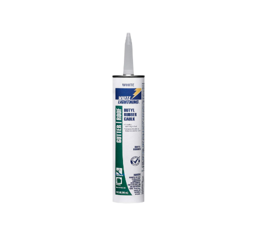 Picture of White Lightning Butyl Rubber  Caulk - White - 10 oz