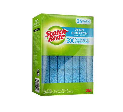 Picture of Scotch-Brite Zero Scratch Sponge 24-count 