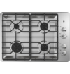 Picture of GE® 30" Built-In Gas Cooktop with Dishwasher-Safe Grates - Stianless Steel