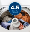 Picture of GE® 4.5 cu. ft. Capacity Washer with Stainless Steel Basket 