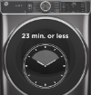 Picture of GE® ENERGY STAR® 7.8 cu. ft. Capacity Smart Front Load Electric Dryer  - Carbon Graphite  GFD65ESPVDS