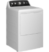 Picture of GE® 7.2 cu. ft. Gas Dryer - White with Matte Black Backsplash 