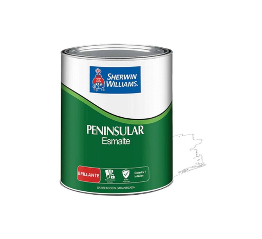 Picture of Sherwin-Williams Peninsular Enamel Gloss White 1 Quart 