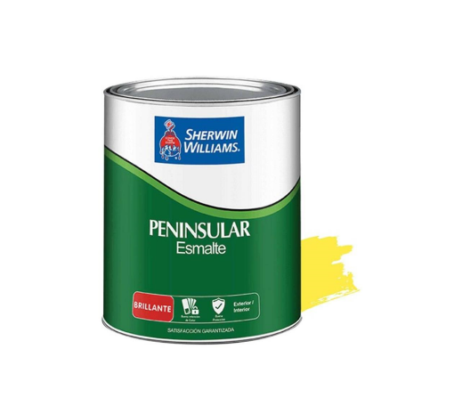 Picture of Sherwin-Williams Peninsular Enamel Gloss Yellow 1 Quart