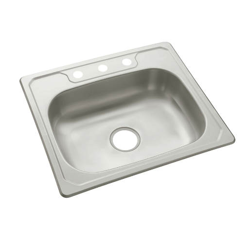 Picture of Middleton® 25" top-mount single-bowl kitchen sink  - Stainless Steel