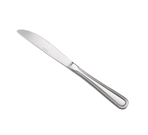 Picture of Acopa Edgewood 8 1/2" 18/0 SS Heavy Weight Dinner Knife - 12 Pieces