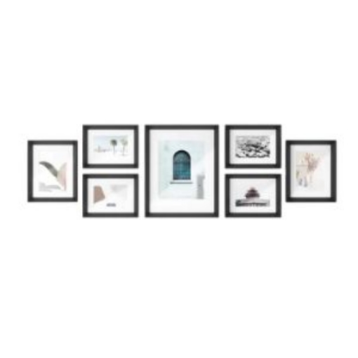 Picture of Umbra Photo Frame Set - Black - 7 Piece