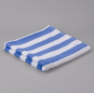 Picture of 30" x 60" Cotton Pool Towel - Blue Stripes 