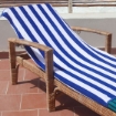 Picture of 30" x 60" Cotton Cabana Pool Towel - Blue Stripes