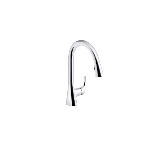 Picture of Kohler -Valton Pull-down single-handle kitchen faucet - Vibrant Stainless