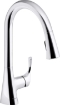 Picture of Kohler -Valton Pull-down single-handle kitchen faucet - Vibrant Stainless